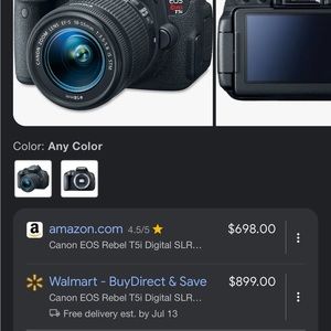 Like new camera and brand new phone